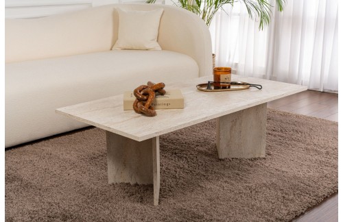 Klupski stolić Elvor (Travertin)