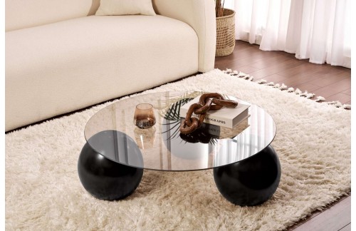 Klub stol Milon (Crna/Brončana)