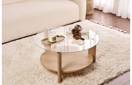 Klupski stolić Relan (Safirni hrast)