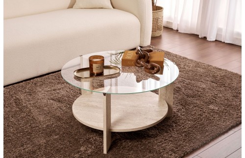 Klupski stolić Relan (Travertin)