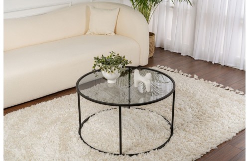 Klub stolić Sarin (Crna/Siva)