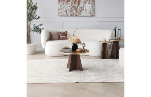 Klub stolić Silor (Zlatni/orah)