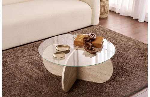 Klub-stolić Toral (Travertin)