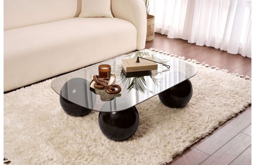 Klupski stolić Zavon (Crna/Siva)