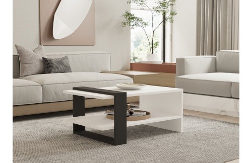 Klupski stolić Zilan (Antracit/Bijela)