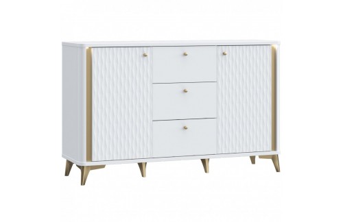 Komoda FORREST HILLS 231 (bijela/zlatna)