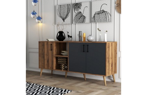 Komoda Lamon (Orah/Antracit)