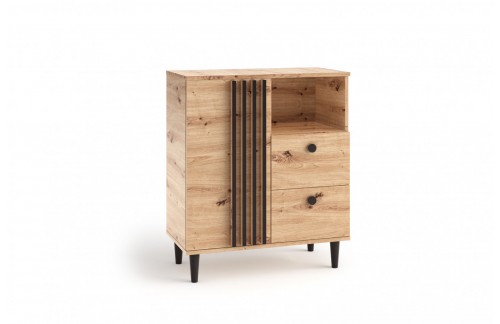 Komoda LIVIA 01 u modernom stilu, hrast Artisan - HRAST ARTISAN