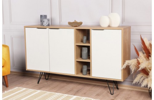 Komoda Palen (Hrast/Bijela)