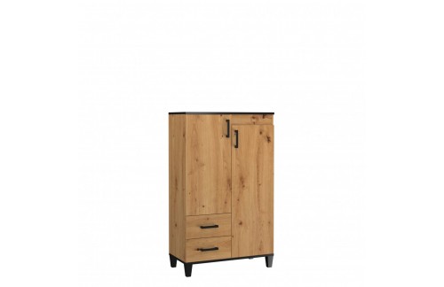 Komoda POLA 15 s vratima i ladicama, hrast Artisan - HRAST ARTISAN