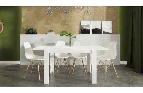 Produžni stol KONGO 120-170 cm BIJELA