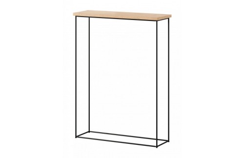 Konzolni stolić Sili s žičanim postoljem - CRNA