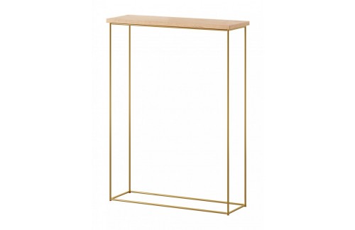 Konzolni stolić Sili s žičanim postoljem - ZLATNA