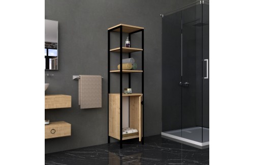 Kupaonski ormarić Milar (Safir/Antracit)