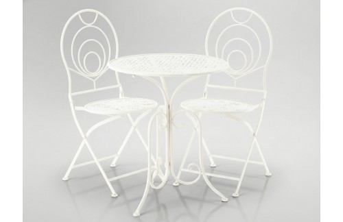 Metalna vrtna garnitura Gal (mizica + 2 stola)