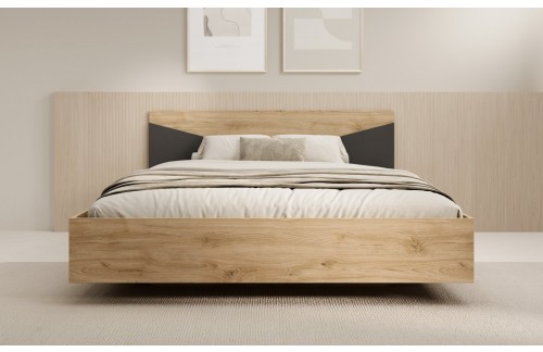 Drveni krevet Atson 140x200 cm - hrast