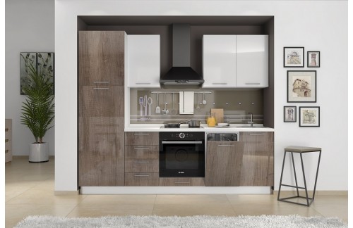 Kuhinja RIVA (255 cm) - više boja (MOŽE I PO MJERI)