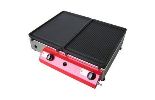 Plinski roštilj Gorenc, 51 x 40, ploča od lijevanog željeza, dva plamenika, bez nogu