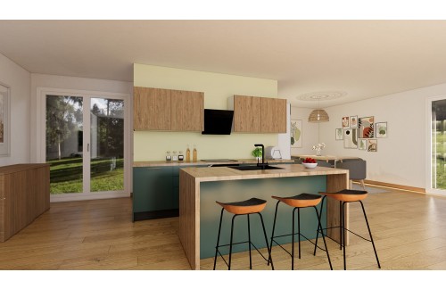 LUME HOME KUHINJA SELENE S OTOKOM (MOGUĆE PO NARUDŽBI)