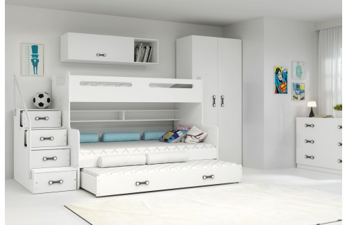 Krevet na kat Max 3 za 3 osobe u više boja.