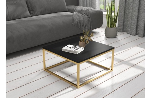 Moderna stolić za kavu BELTEN 65x65 cm - ZLATNA