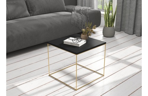 Moderna klupska stolić ELENA 50x50 - ZLATNA