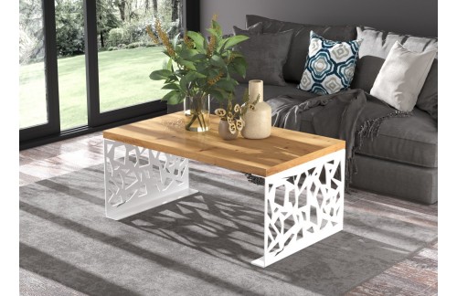 Moderna klupska stolić SEMARA - BIJELA