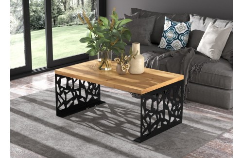 Moderna klupska stolić SEMARA - CRNA