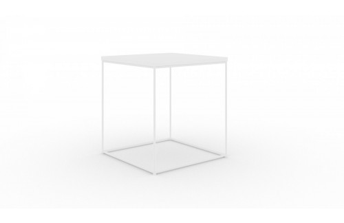 Moderna kvadratna stolić za kavu Adina - BIJELA