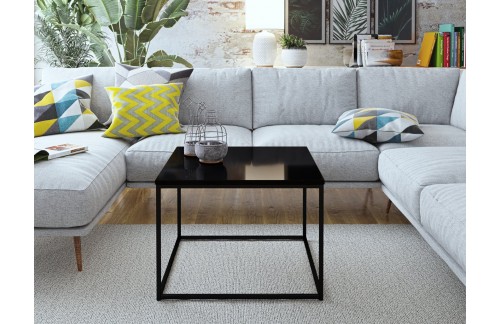 Moderna kvadratna stolić za kavu BELRET 60x60