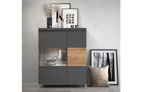 VITRINA RADDA ONYX SA RASVJETOM