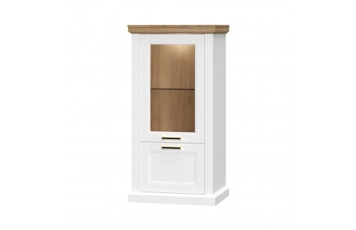 NISKA VITRINA RADDA TARA SA RASVJETOM-BIJELA