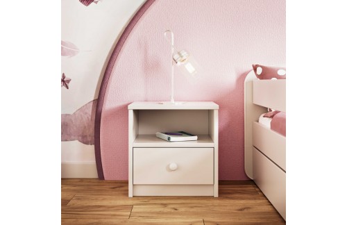 NOĆNI ORMARIĆ DREAMY - BIJELA