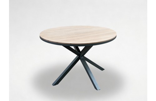 Okrugli vrtni stol Tavola (tamno siva)