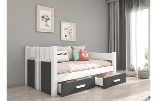 Dječji krevet BIBI s madracem i ladicama 180x80 cm