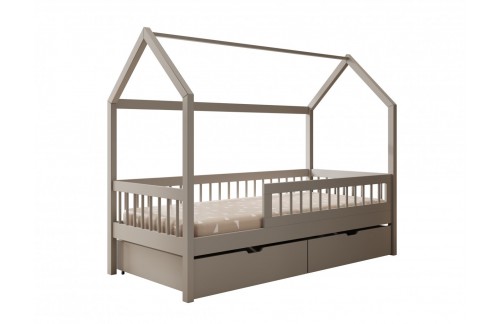 Dječji krevet kućica Galicja s madracem 140x70 cm