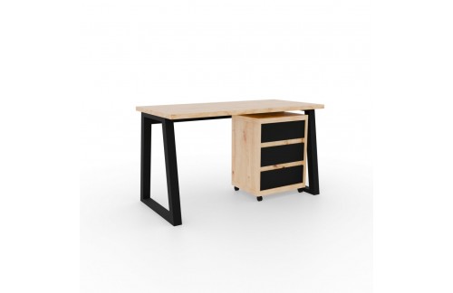 Pisaći stol Iwo I s pomičnim ladicama - HRAST ARTISAN