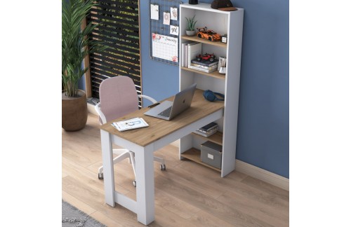 Radni stol Neron (Bijela/Orah)