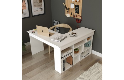 Radni stol Selar (Bijeli)