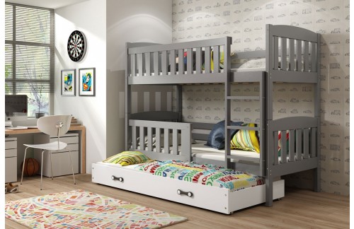 KREVET NA KAT KUBUS 2 200X90 SA DODATNIM LEŽAJEM (VIŠE BOJA) - GRAFIT