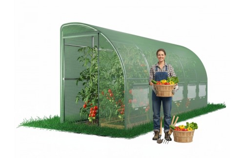 Polovični staklenik Poljan 6 x 1,5 x 2 m