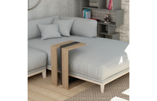 Pomoćni stolić Amiro (Hrast/Antracit)