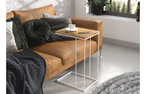 Pomoćni stolić DRU u modernom stilu - BIJELA