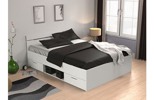 Krevet Michigan 140x200 bijeli