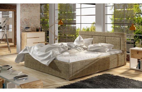 Krevet Belluno s metalnim okvirom, plinskim podizačem i spremnikom za posteljinu