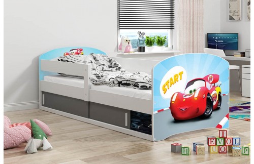 KREVET LUKI 160X80 - AUTO (VIŠE BOJA)