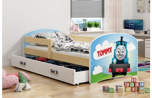 Krevet LUKI s ladicom-Bor-Tommy - RASPRODAJA