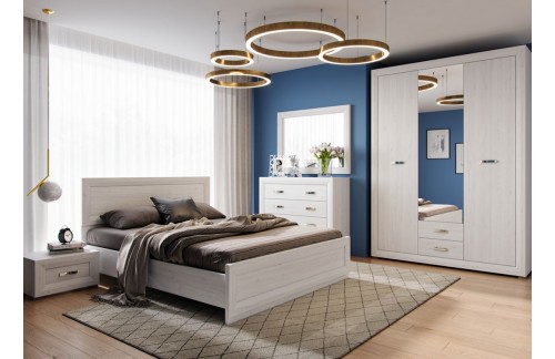 KREVET MALTA 160X200 CM - SIBIRSKI ARIŠ S PODNICOM