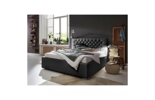 Krevet SANDRA 140x200 (crna)
