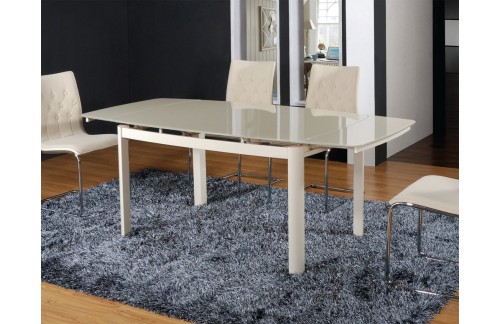 Raztegljiva steklena jedilna miza TOREX